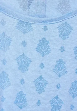 Shirt Mit Burn Out Print