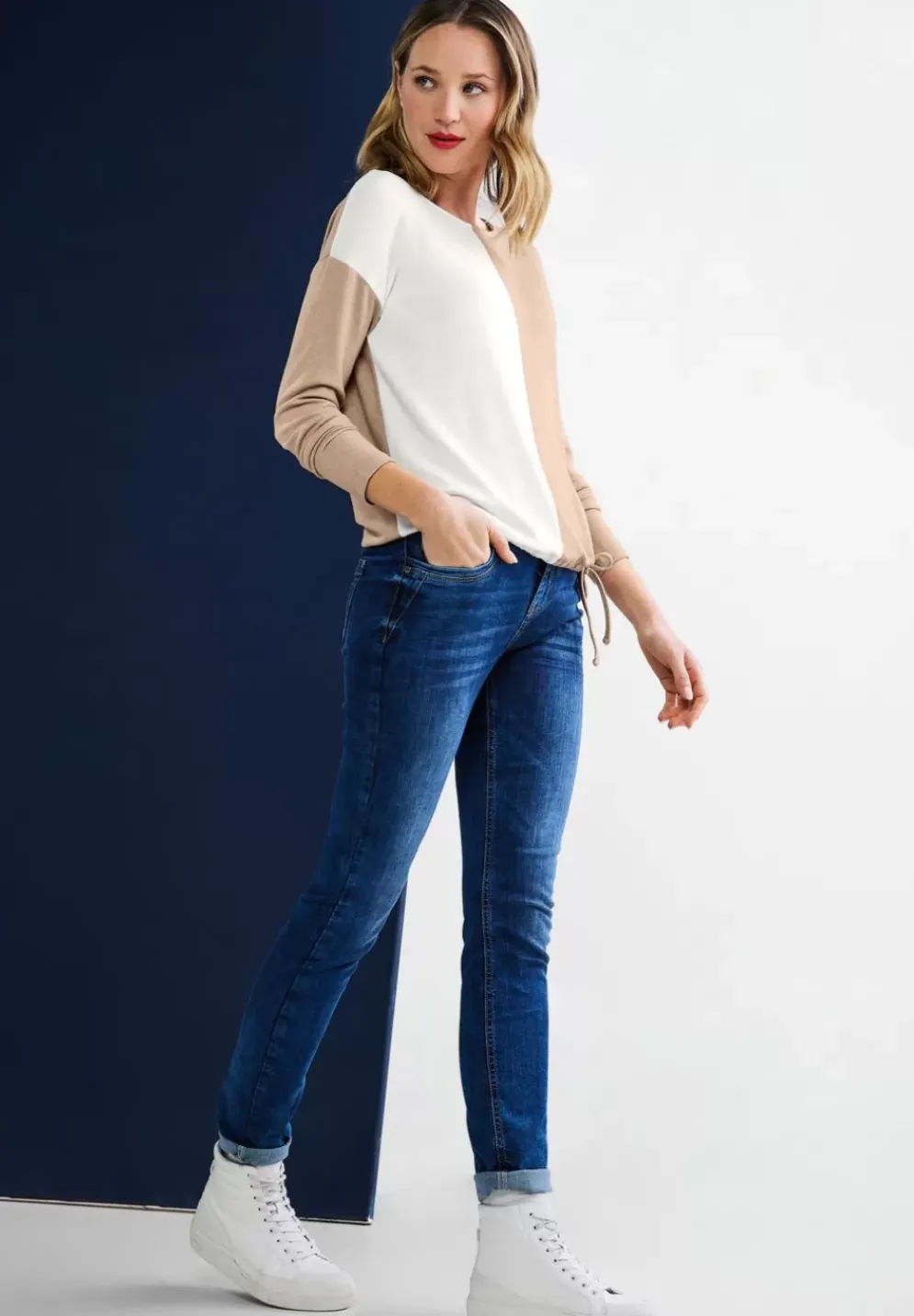 Shirt Mit Colorblock