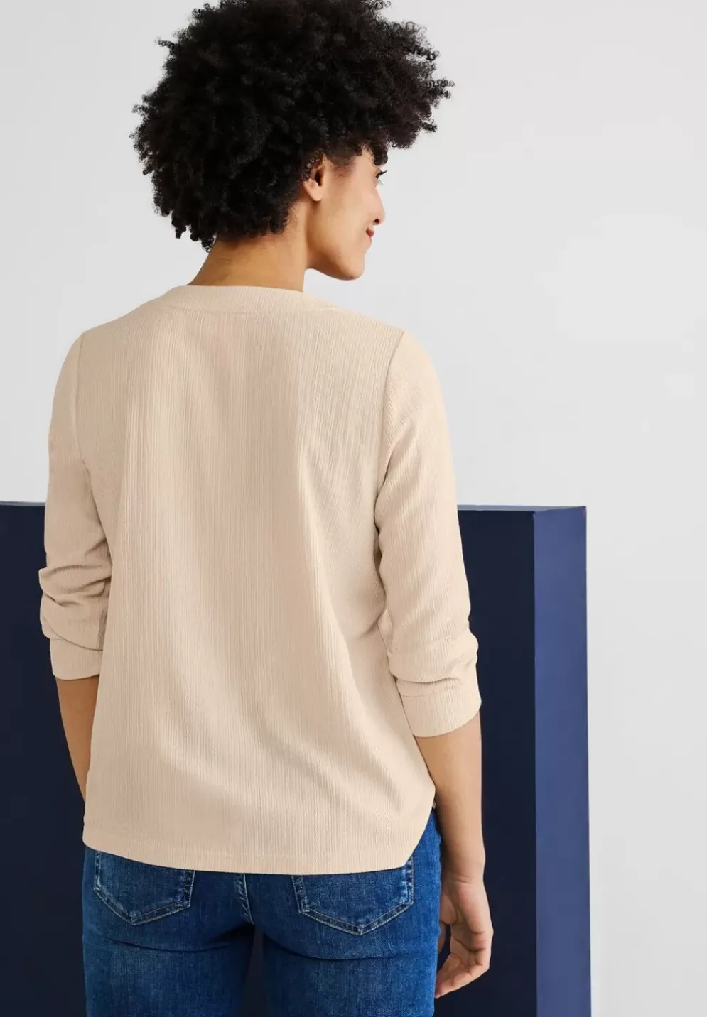 Shirt Mit Feiner Struktur