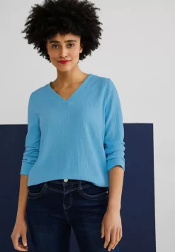Shirt Mit Feiner Struktur