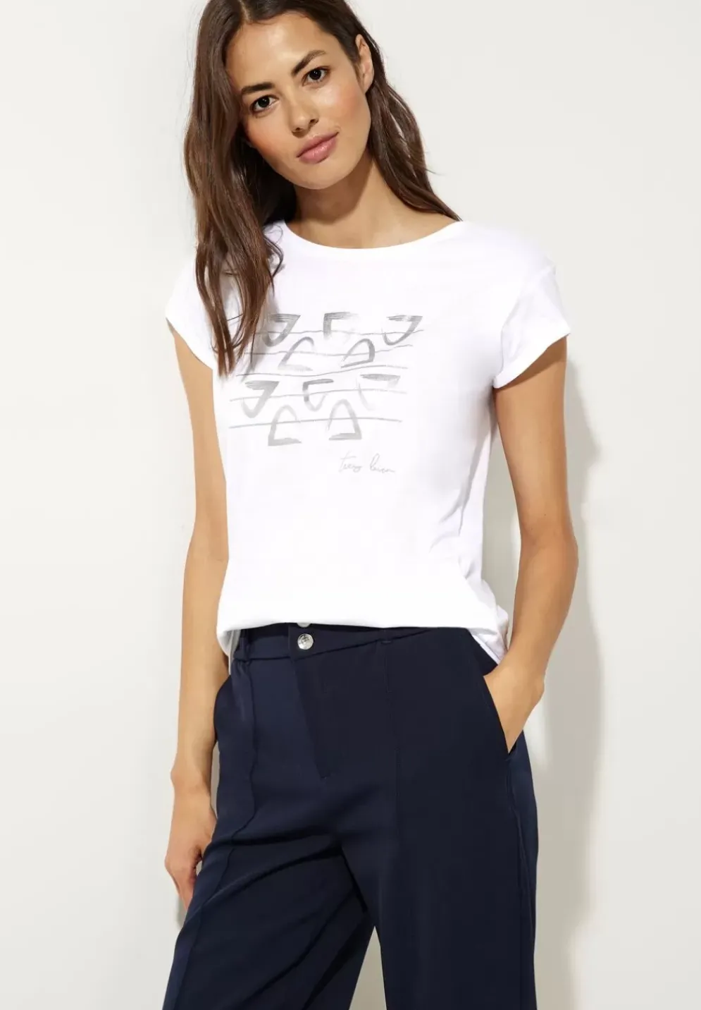 Shirt Mit Folienprint