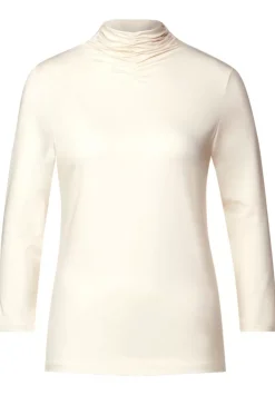 Shirt Mit Gerafftem Kragen