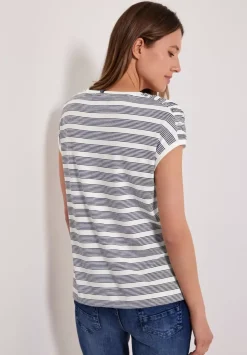 Shirt Mit Geraffter Schulter