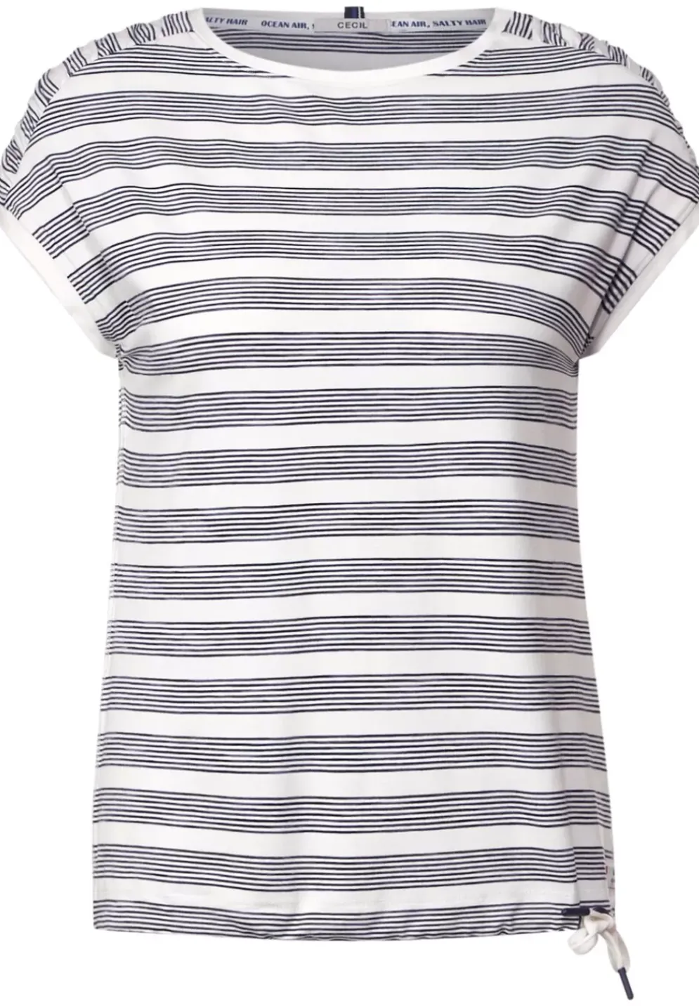 Shirt Mit Geraffter Schulter