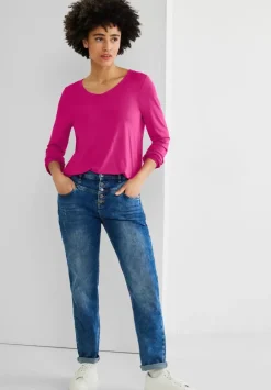 Shirt Mit Gummizug Im Saum