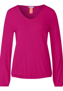 Shirt Mit Gummizug Im Saum