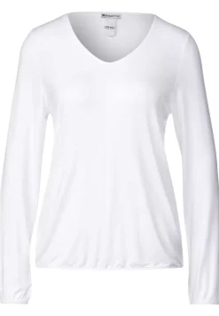 Shirt Mit Gummizug Im Saum