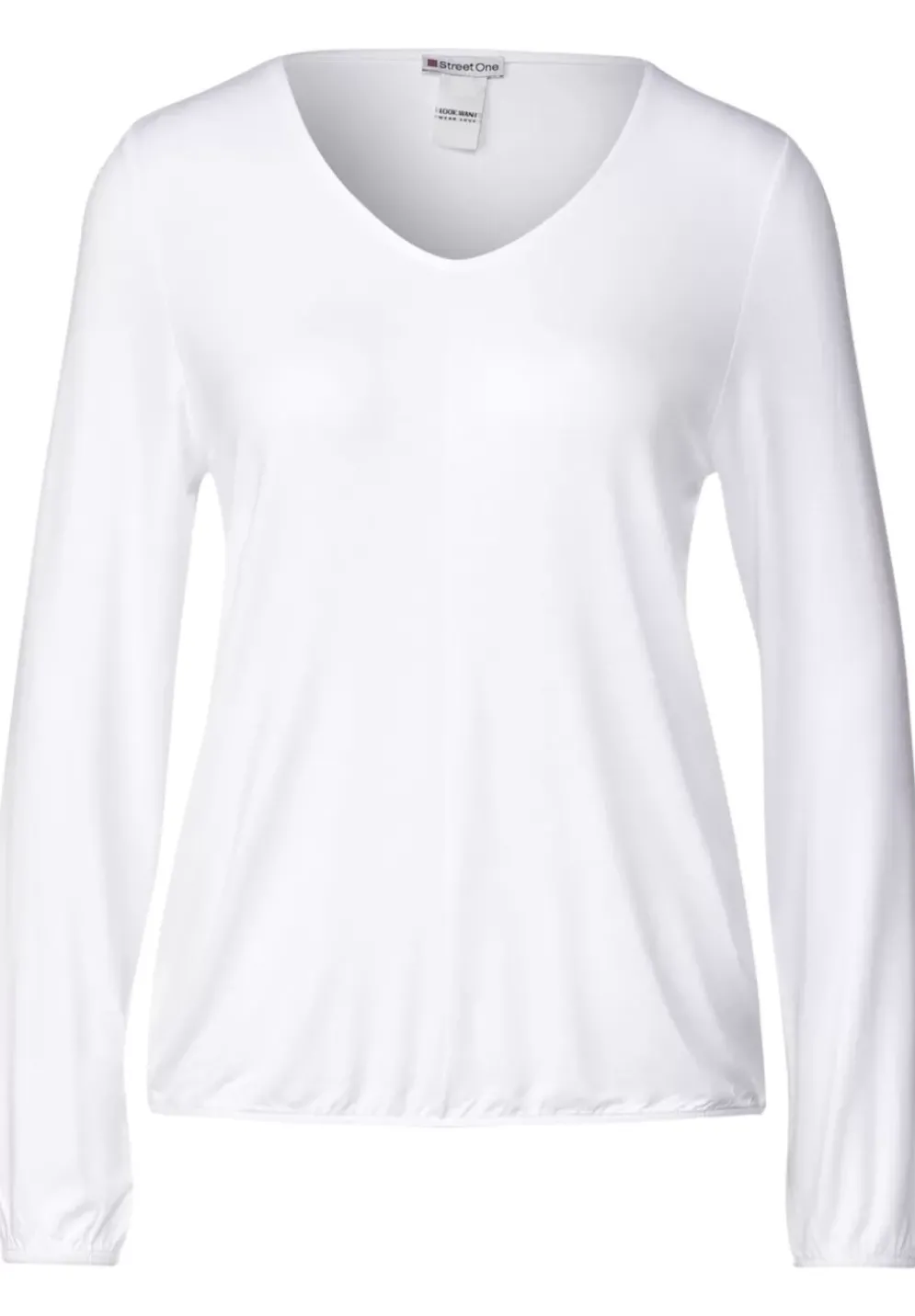 Shirt Mit Gummizug Im Saum