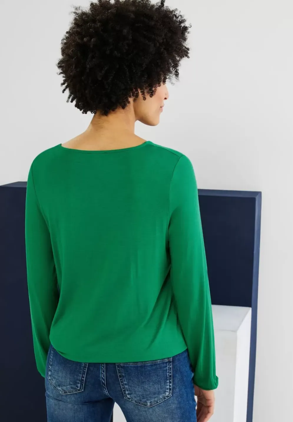 Shirt Mit Gummizug Im Saum