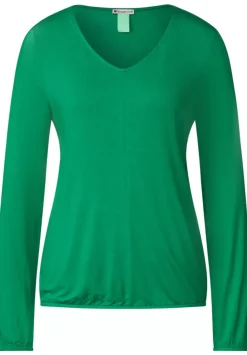 Shirt Mit Gummizug Im Saum