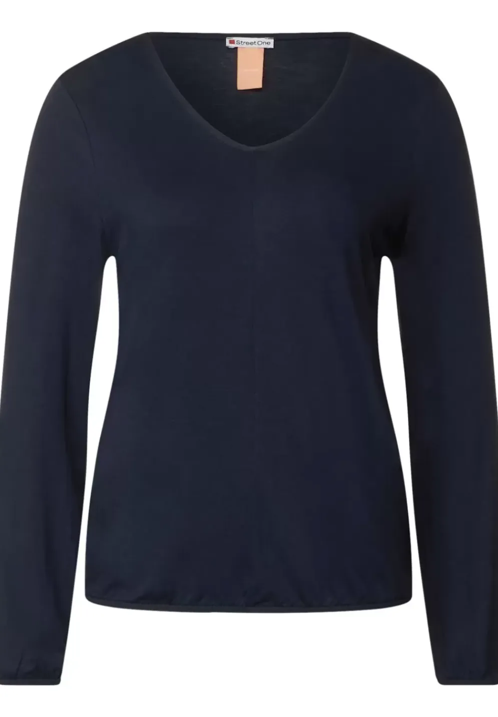 Shirt Mit Gummizug Im Saum