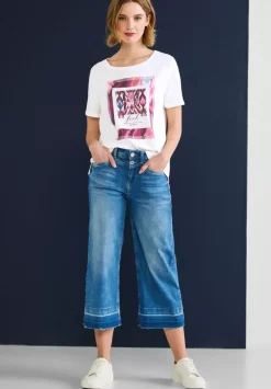Shirt Mit Ikat-Partprint