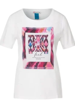 Shirt Mit Ikat-Partprint
