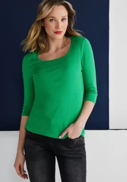 Shirt Mit Karree Ausschnitt