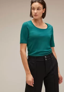 Shirt Mit Karree Ausschnitt