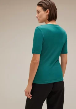 Shirt Mit Karree Ausschnitt