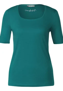 Shirt Mit Karree Ausschnitt