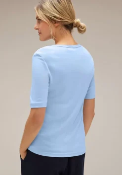 Shirt Mit Karree Ausschnitt