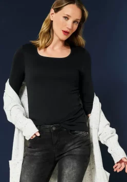 Shirt Mit Karree Ausschnitt