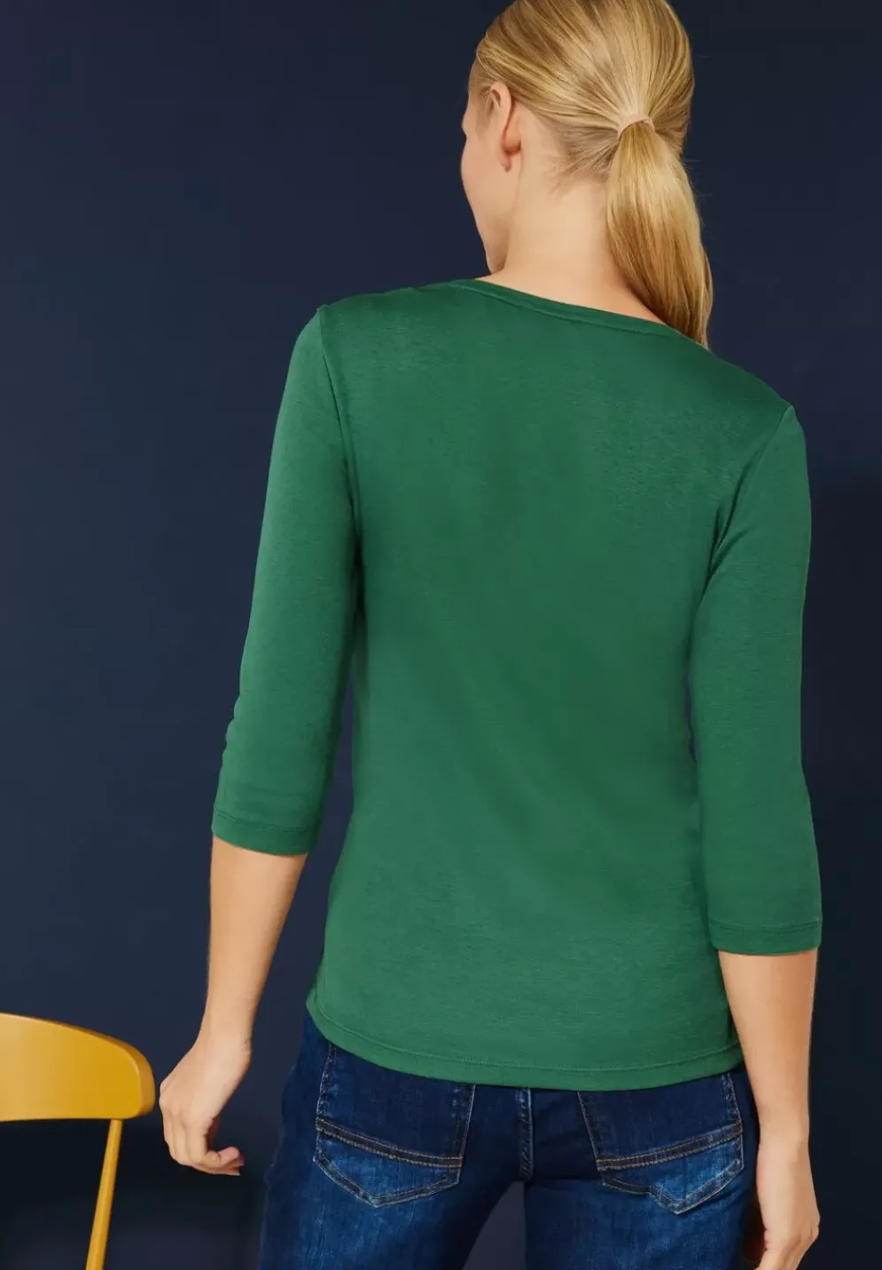Shirt Mit Karree Ausschnitt