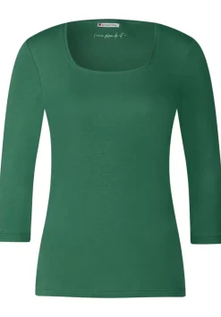 Shirt Mit Karree Ausschnitt