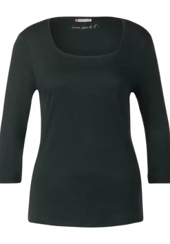 Shirt Mit Karree Ausschnitt