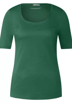 Shirt Mit Karree Ausschnitt