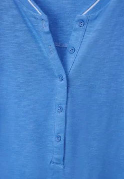 Shirt Mit Kurzer Knopfleiste