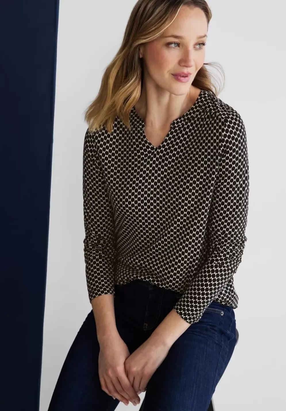 Shirt Mit Minimalmuster