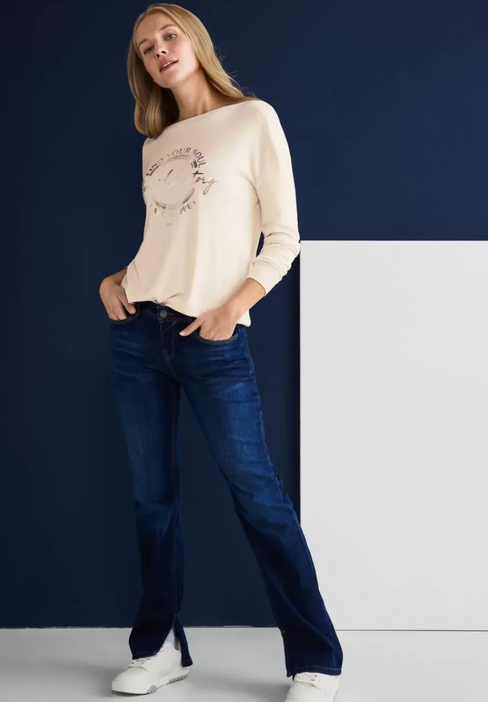 Shirt Mit Partprint