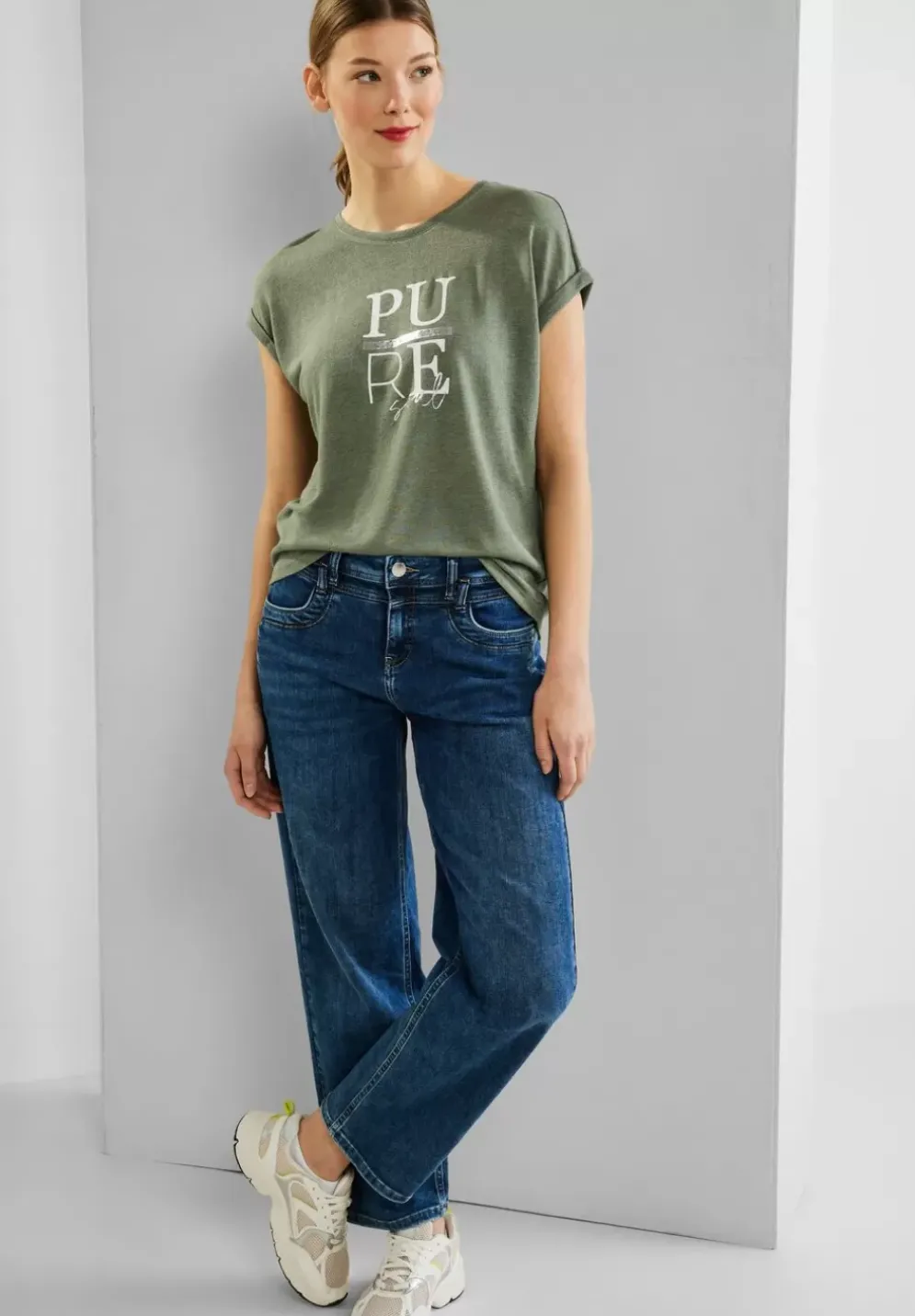 Shirt Mit Partprint