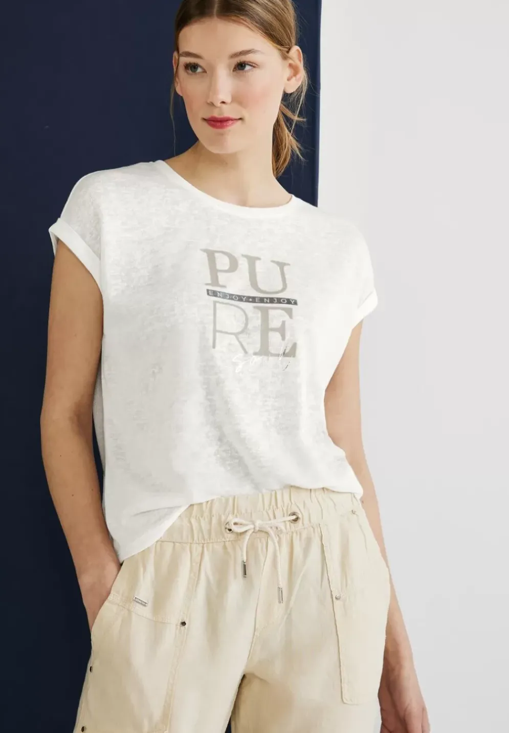 Shirt Mit Partprint