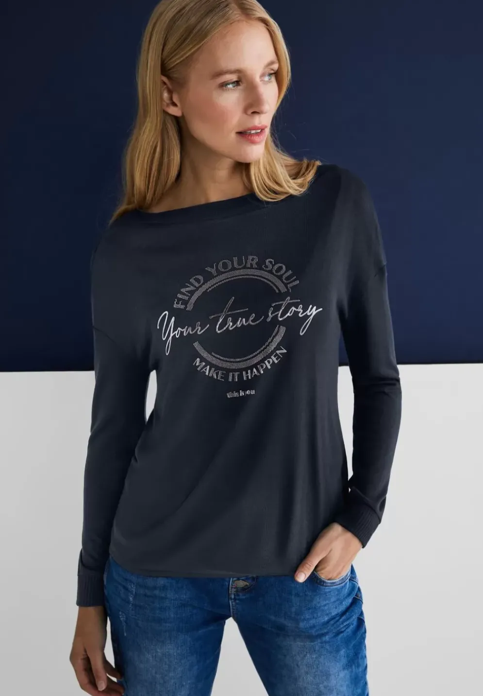 Shirt Mit Partprint
