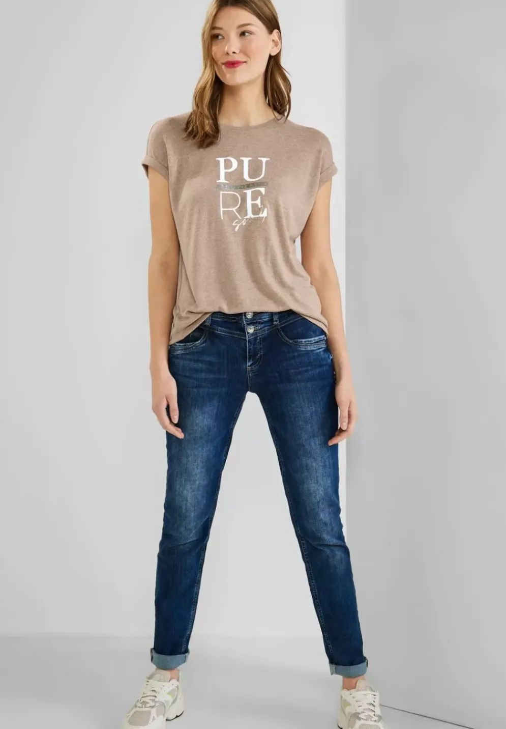 Shirt Mit Partprint