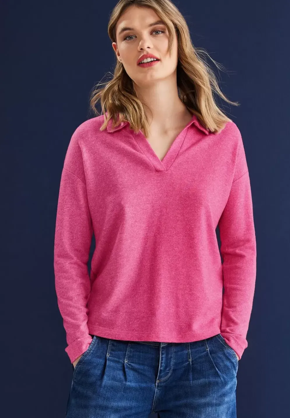 Shirt Mit Polokragen