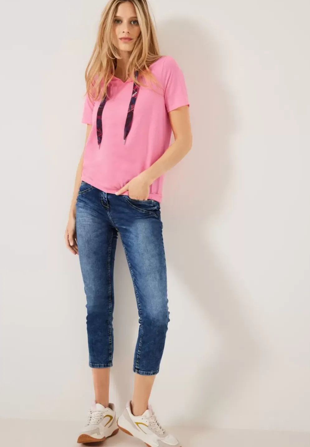 Shirt Mit Print Tunnelzgband