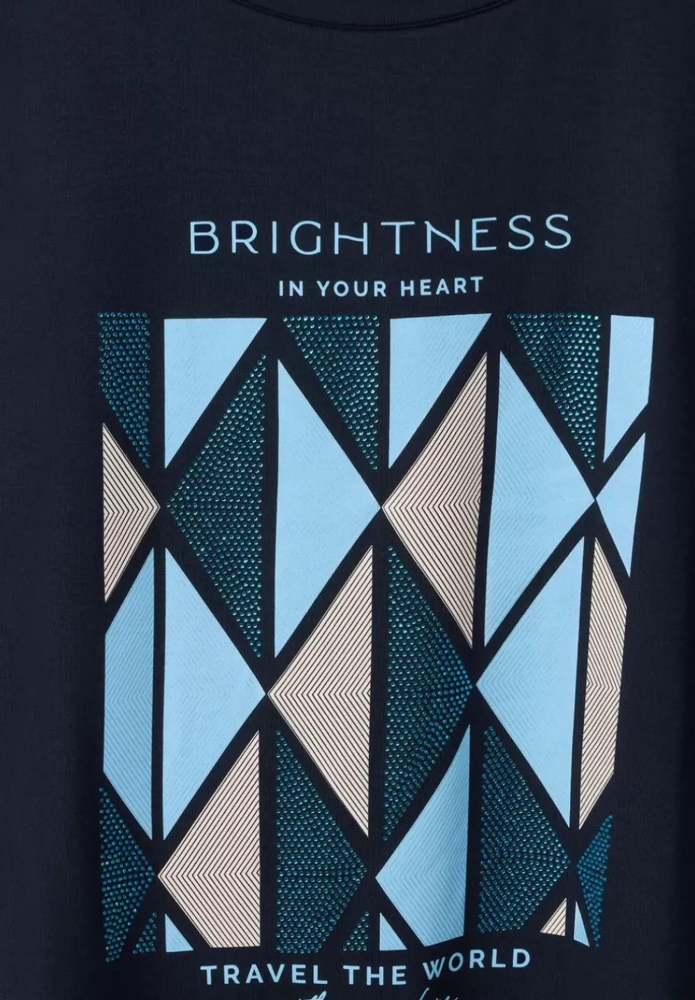 Shirt Mit Rhombus Partprint