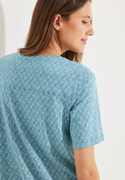 Shirt Mit Rhombus Print