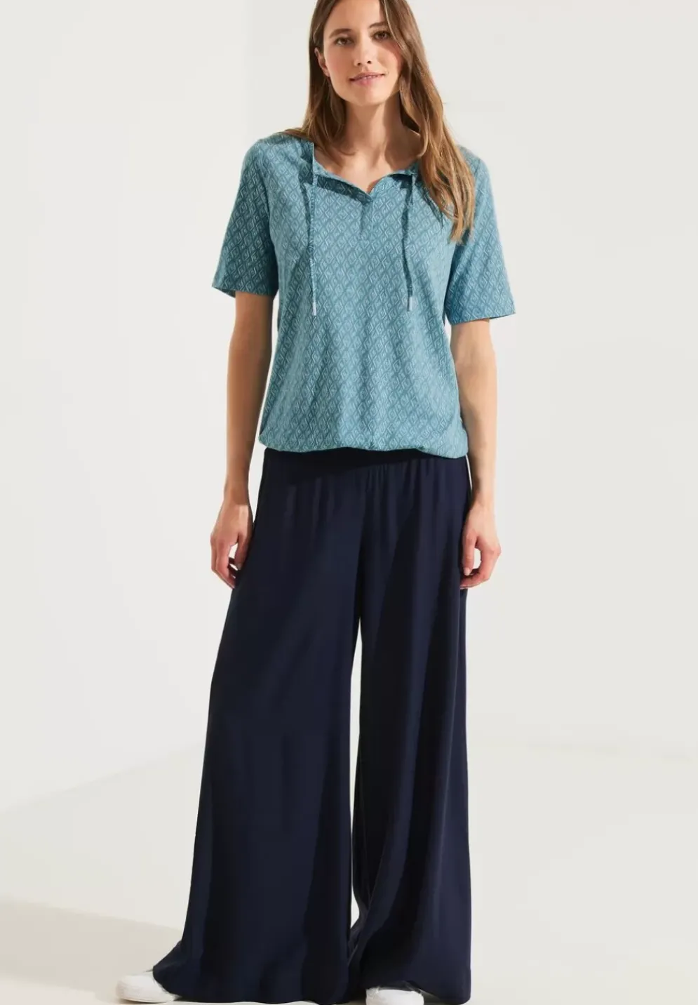 Shirt Mit Rhombus Print