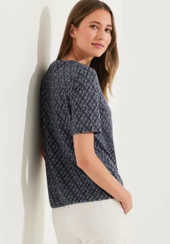 Shirt Mit Rhombus Print