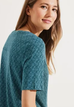 Shirt Mit Rhombus Print