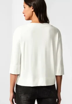 Shirt Mit Rippausschnitt