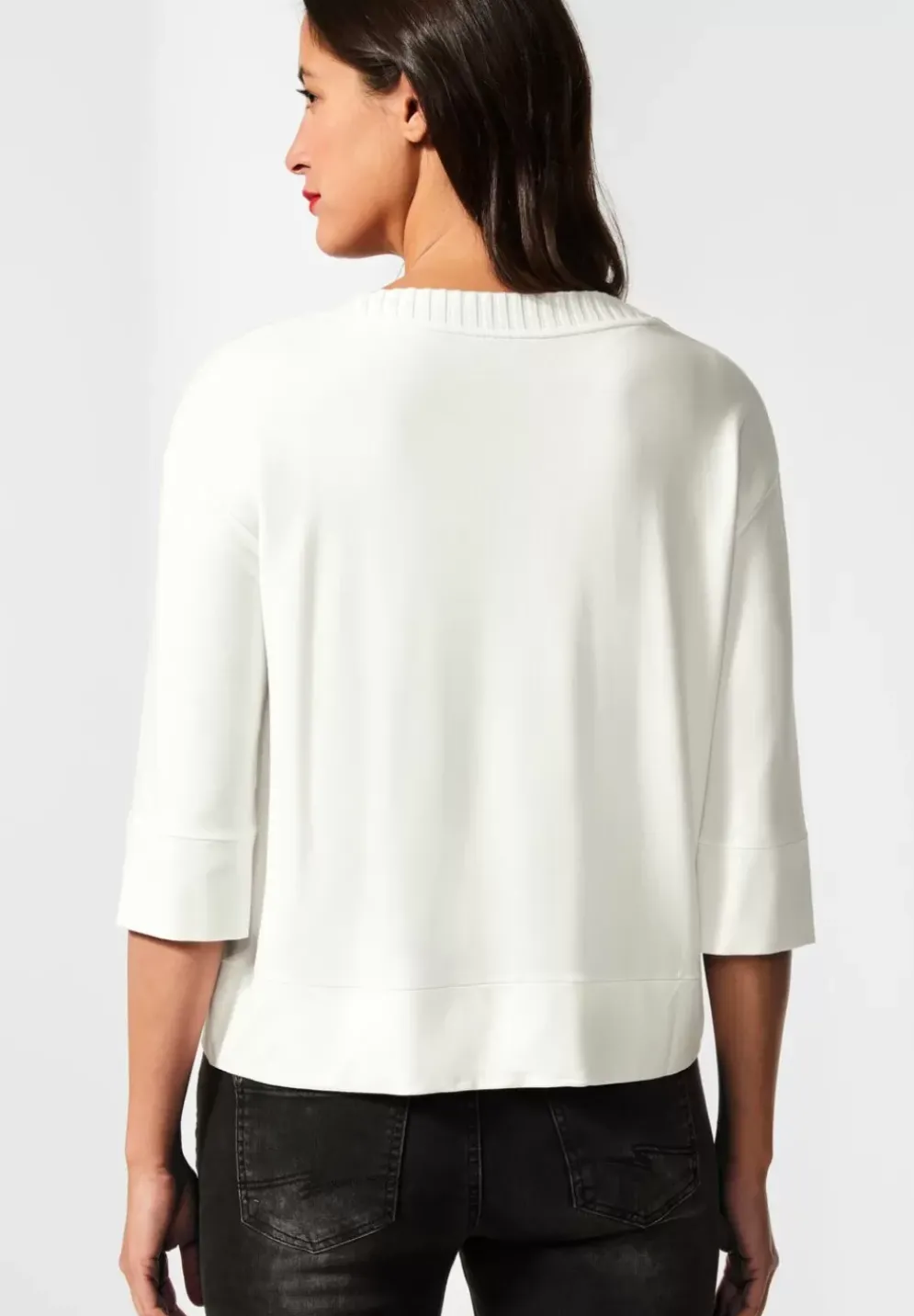 Shirt Mit Rippausschnitt