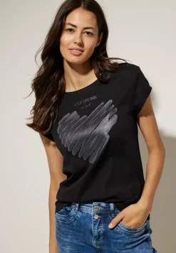 Shirt Mit Schimmerprint