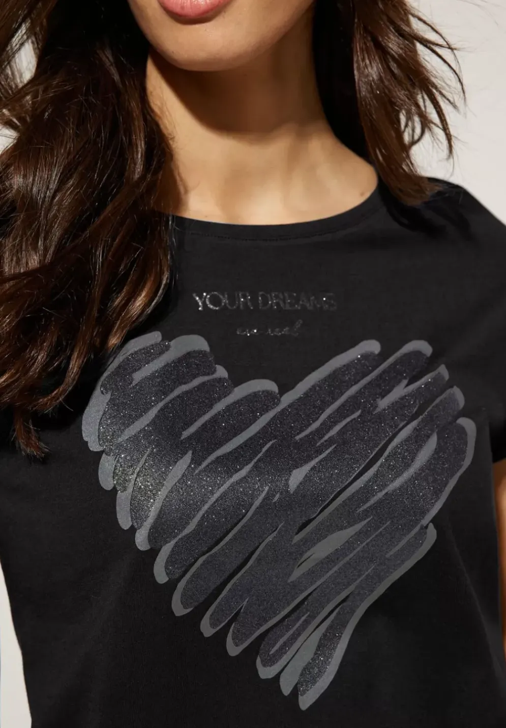 Shirt Mit Schimmerprint