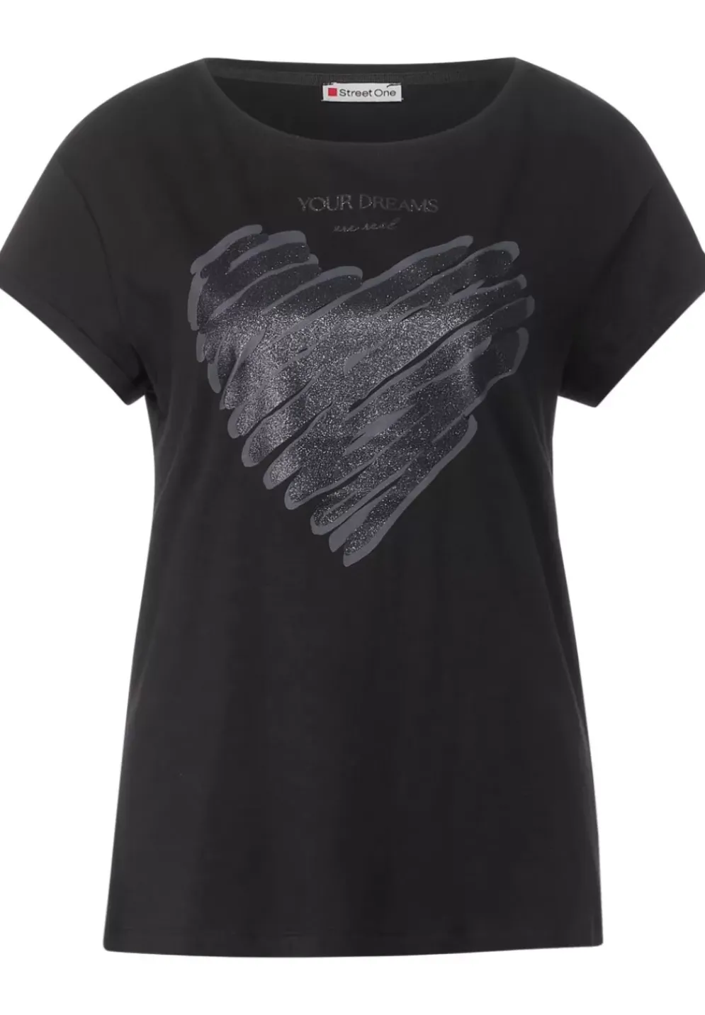 Shirt Mit Schimmerprint