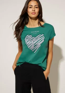 Shirt Mit Schimmerprint
