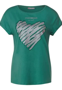 Shirt Mit Schimmerprint