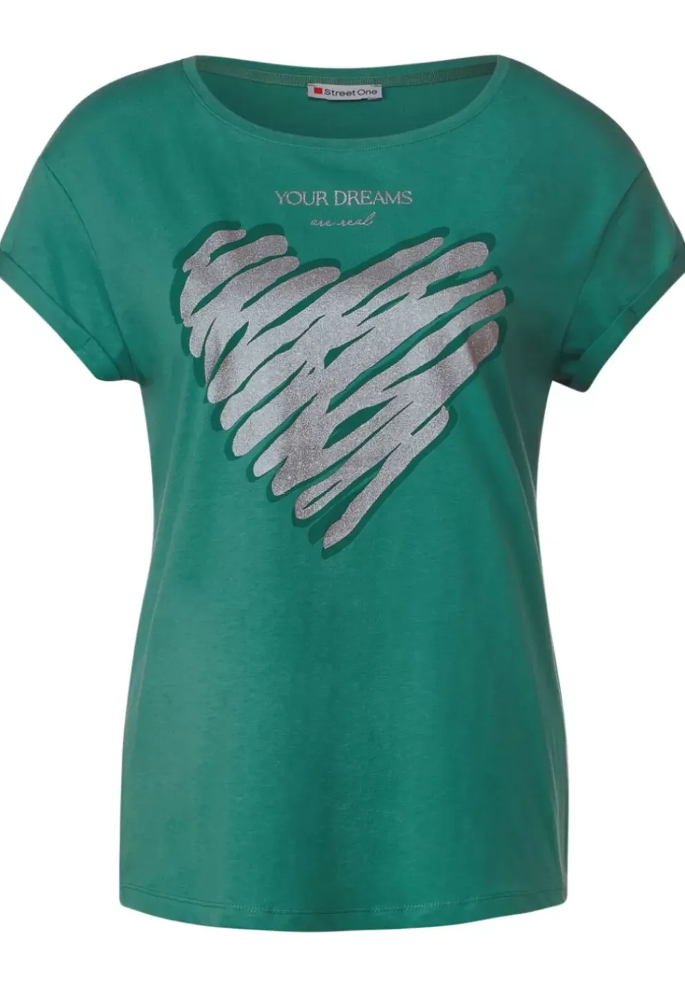 Shirt Mit Schimmerprint