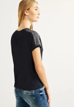 Shirt Mit Schulterprint